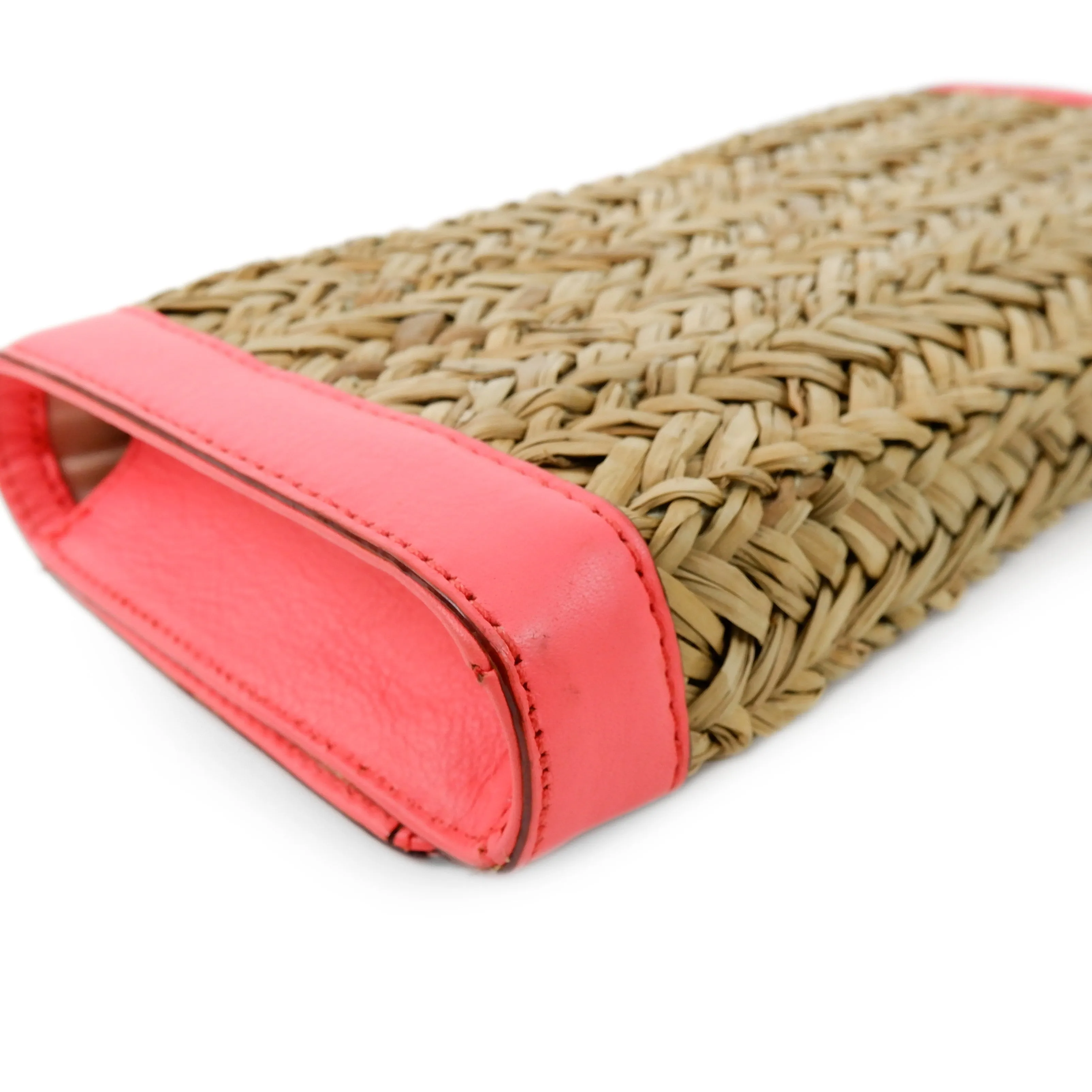 Kate Spade Raffia Clutch Pink