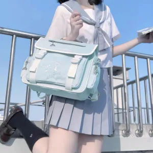 Kawai Blue School Messenger Bag