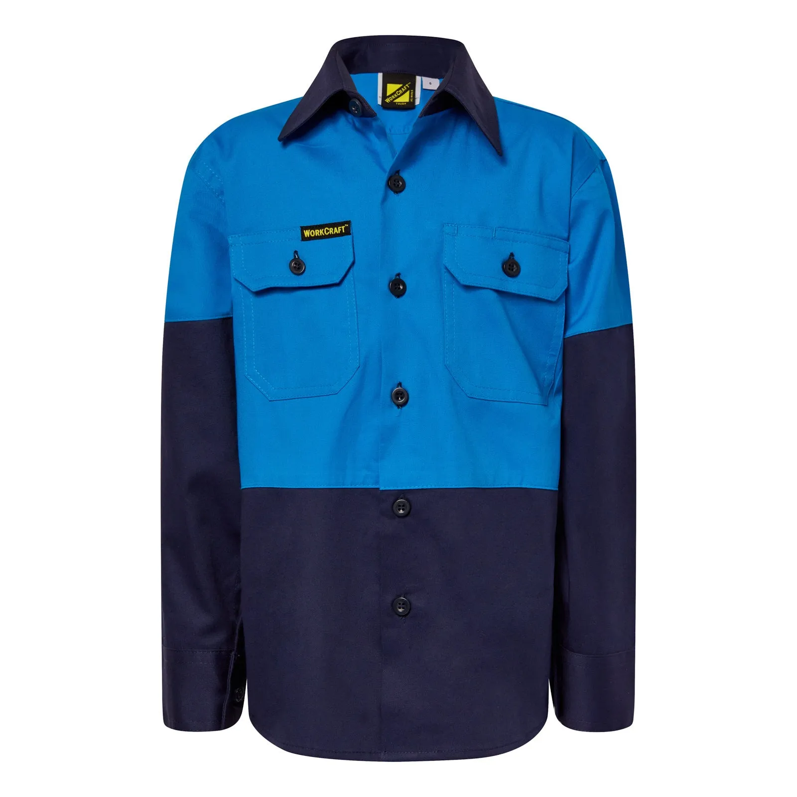 Kids Lightweight Long Sleeve Cotton Drill Shirt (NC-WSK128)