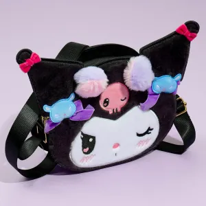 Kuromi Romi Kyun Room Face-Shaped Shoulder Bag