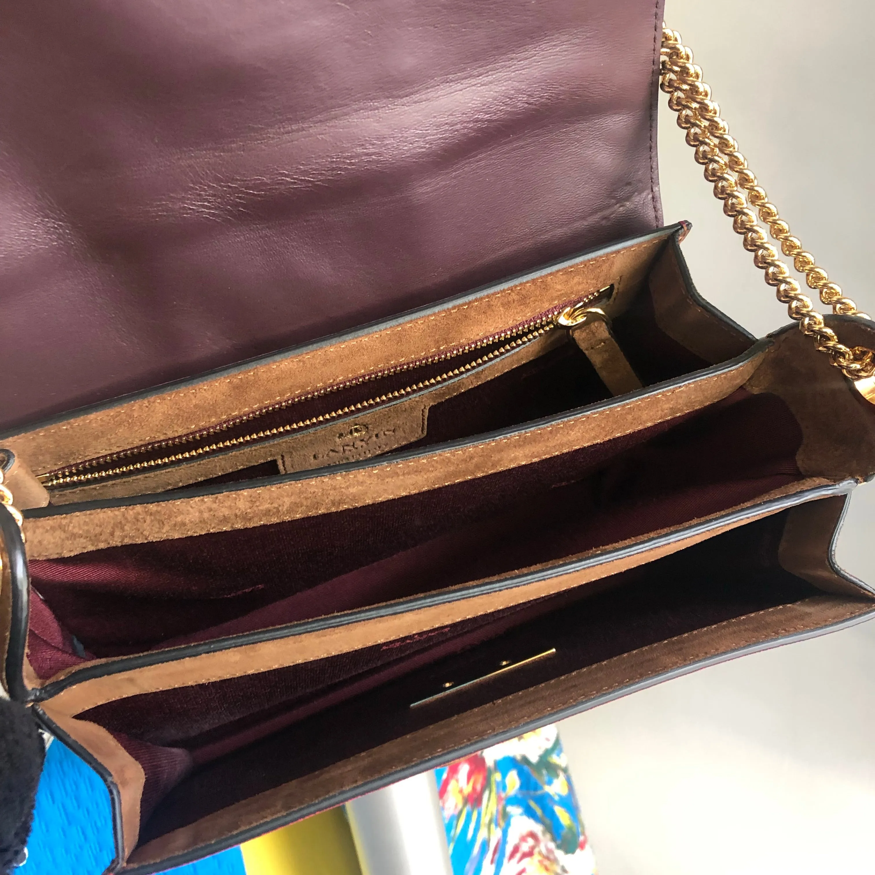 Lanvin suede colour block Ji Ji bag