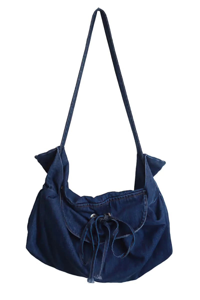 Large-capacity denim bag