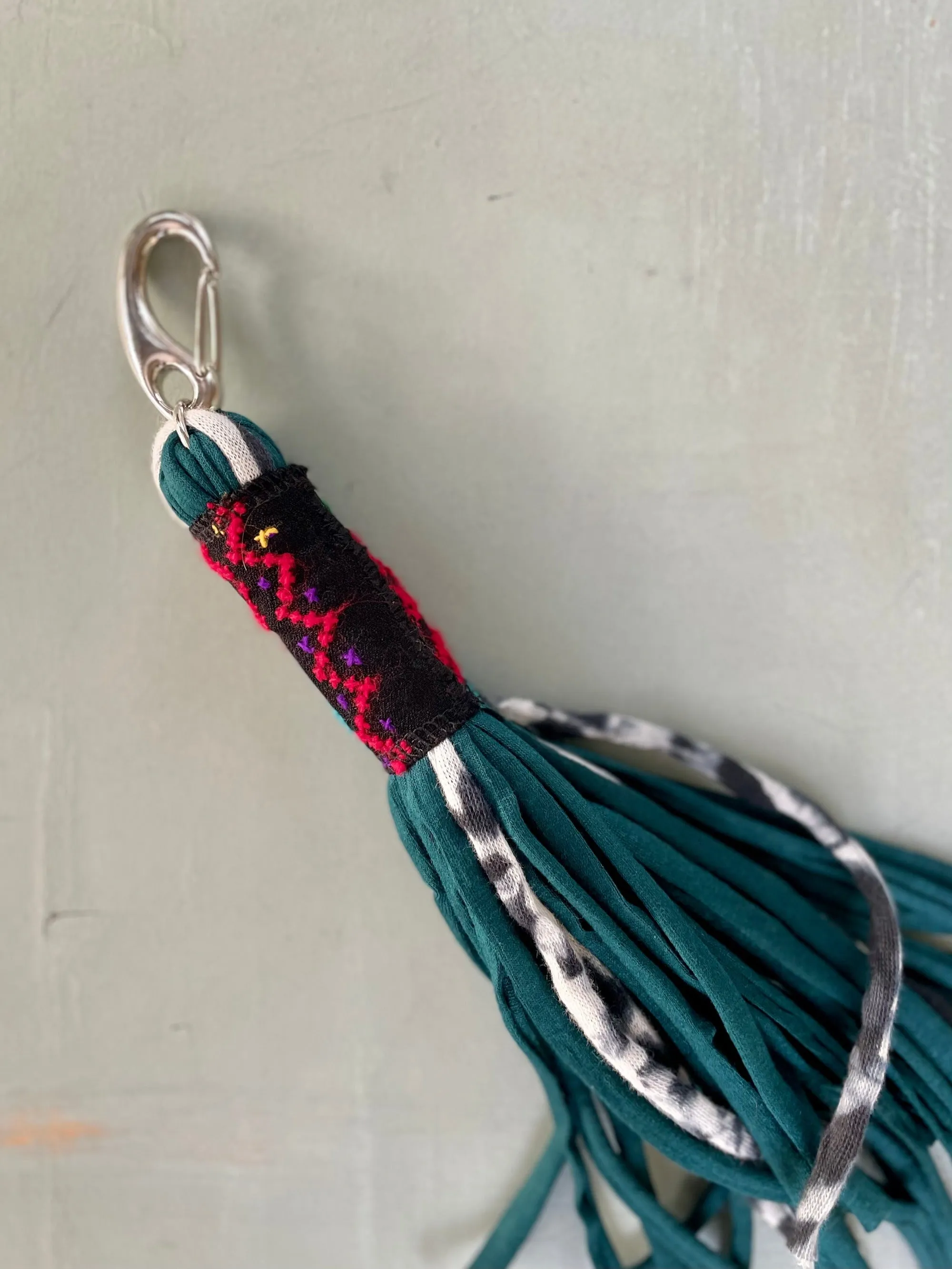 Large Tassel Key Chain Holder