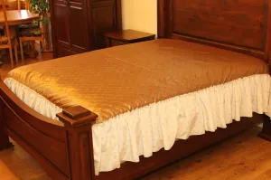 Lightweight Golden Brown Coverlet