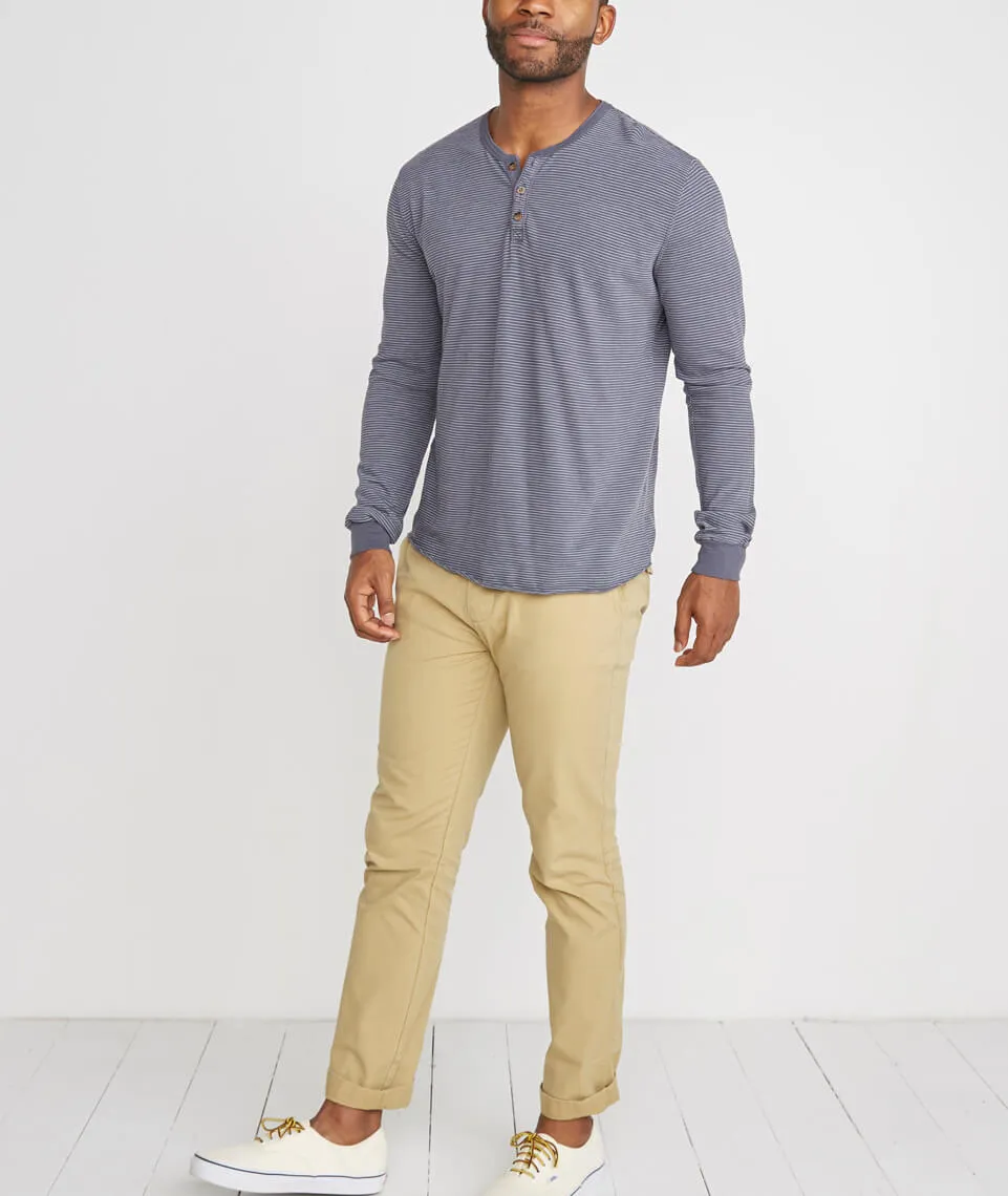 Lightweight Henley in Ink