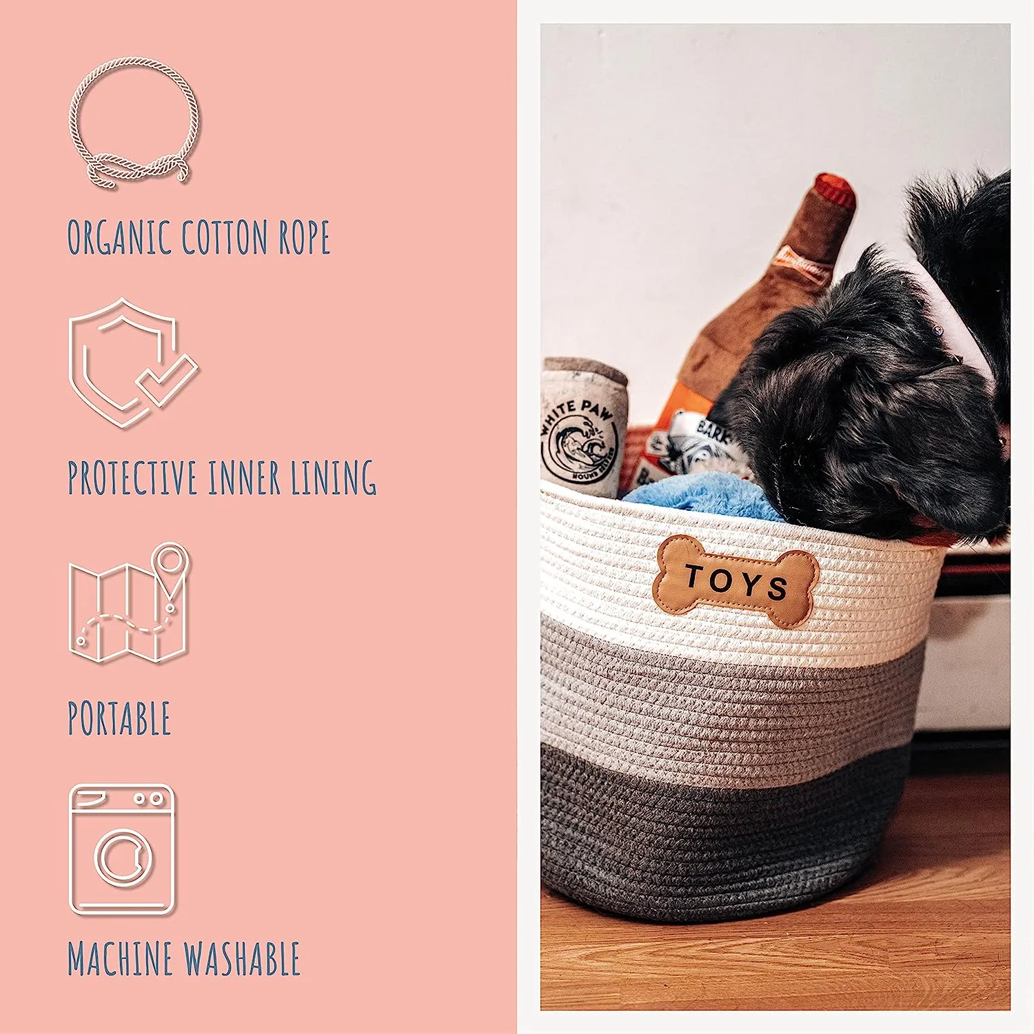 LIVRA PET TOY BASKET