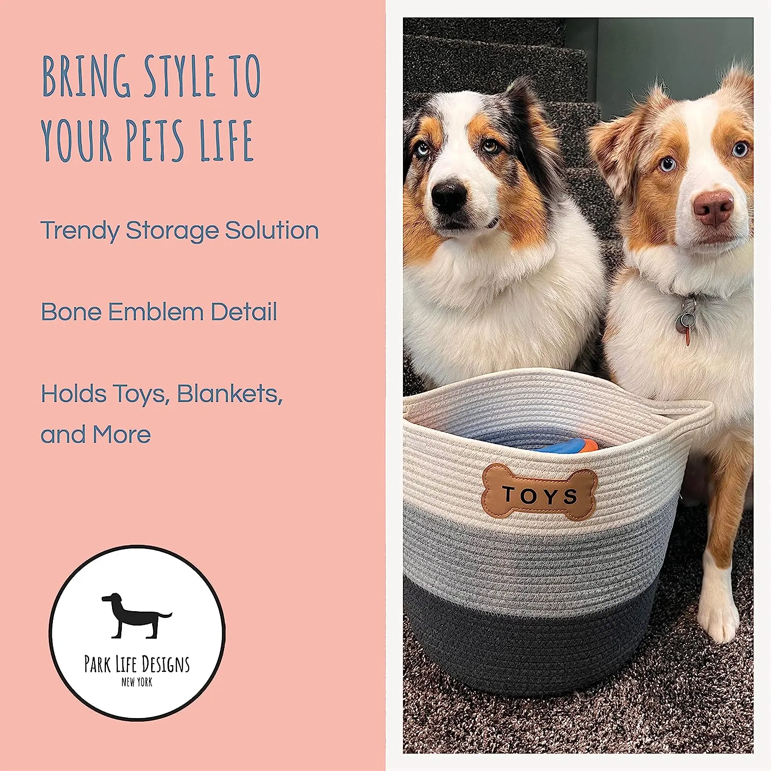 LIVRA PET TOY BASKET