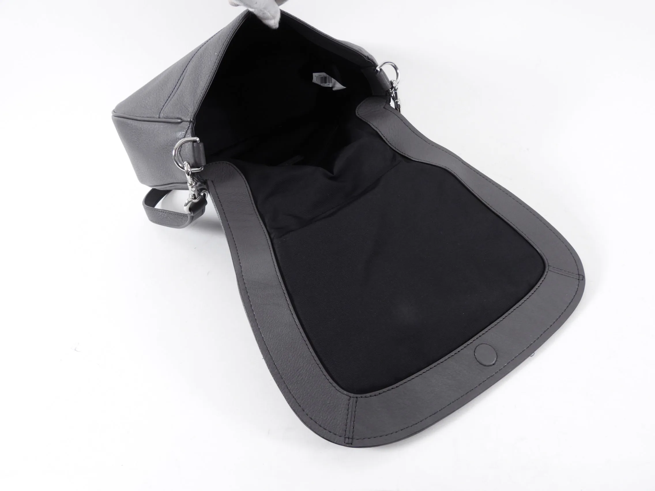 Marc Jacobs Grey Empire City Crossbody Messenger Bag