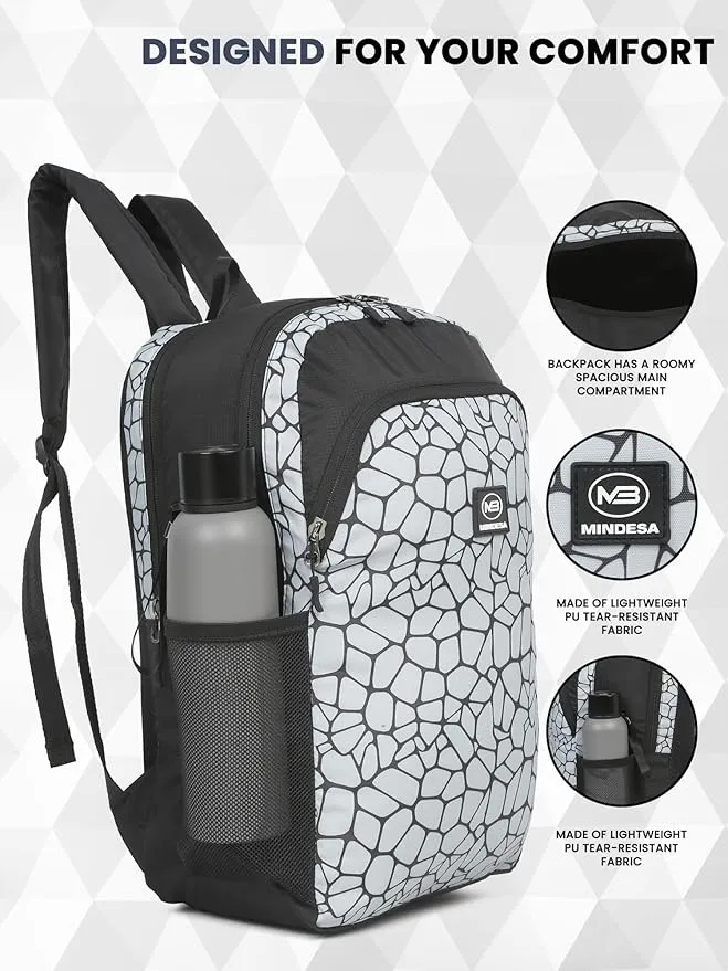 Medium 30 L Backpack SMALL CASUAL SMART STONE  (Black)