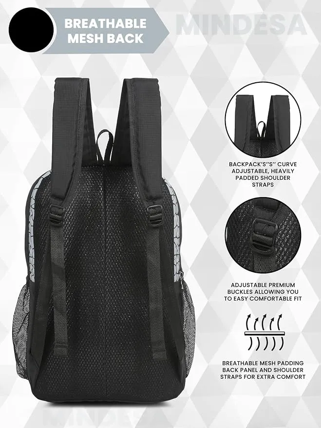 Medium 30 L Backpack SMALL CASUAL SMART STONE  (Black)