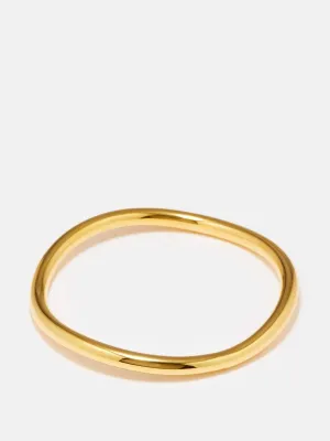 Mene 18kt gold-plated bangle