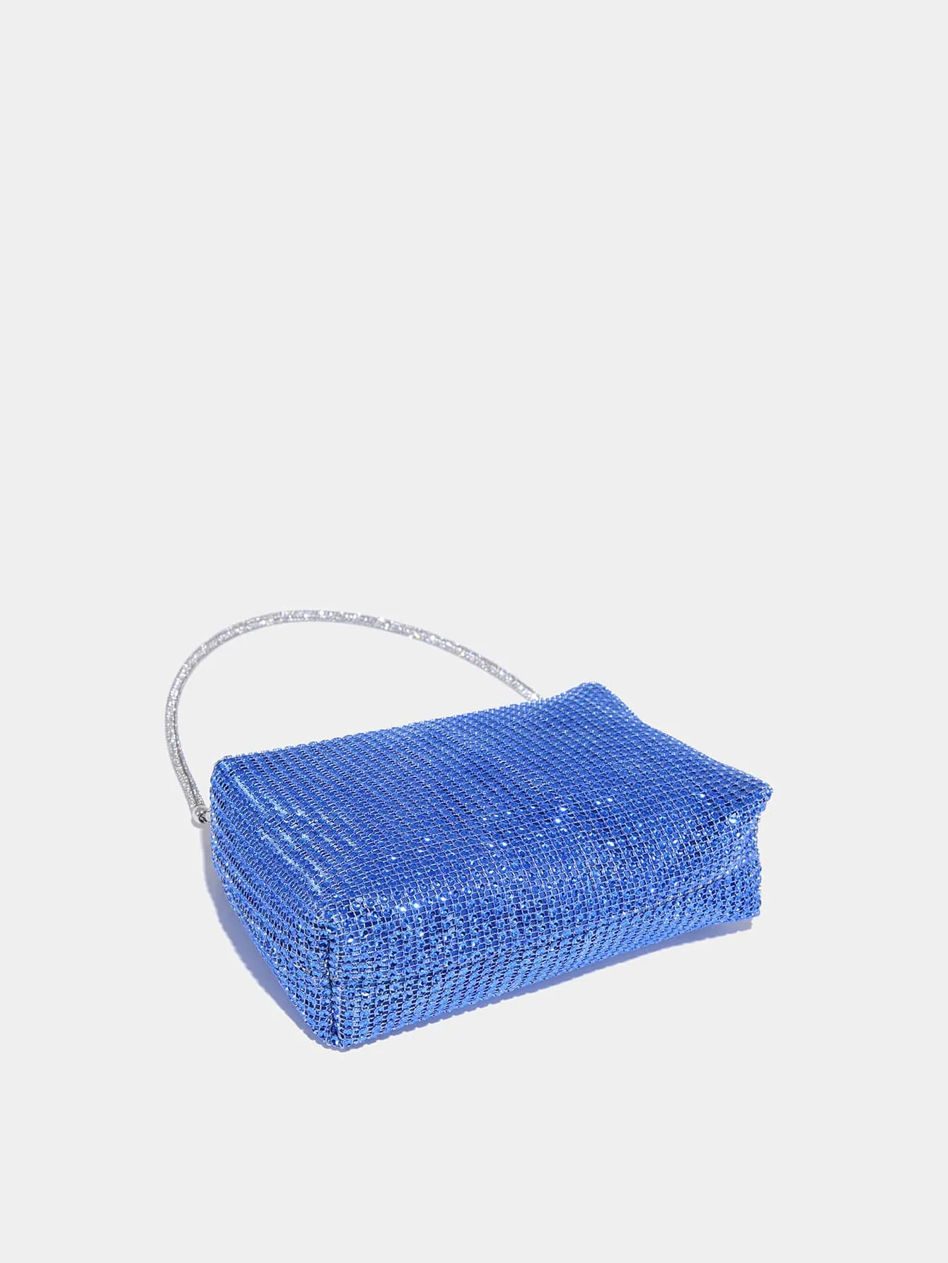 Mini Rhinestone Decor Chain Square Bag