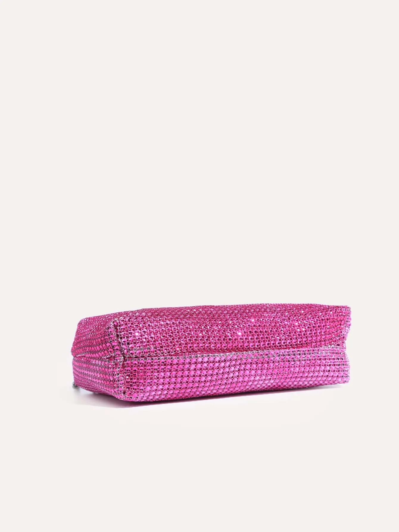 Mini Rhinestone Decor Chain Square Bag