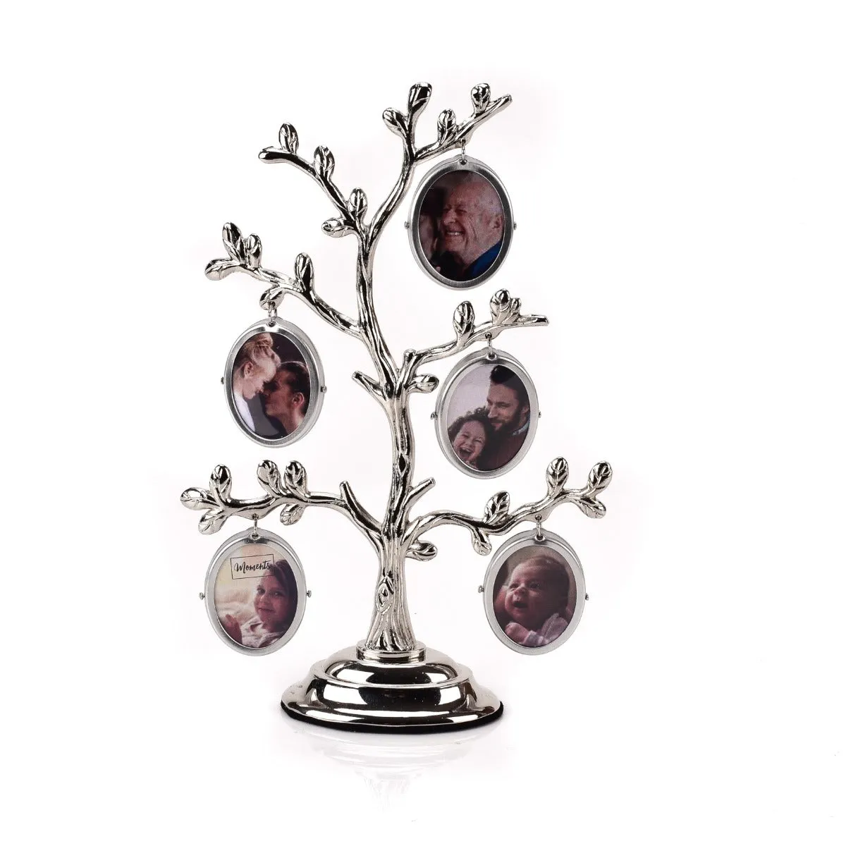 Moments Silver Family Tree Photo Frame