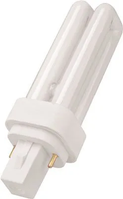 Monument Dual Tube Compact Fluorescent Lamp 9 Watts 3500K 82 Cri G23-2 Base Energy Saving