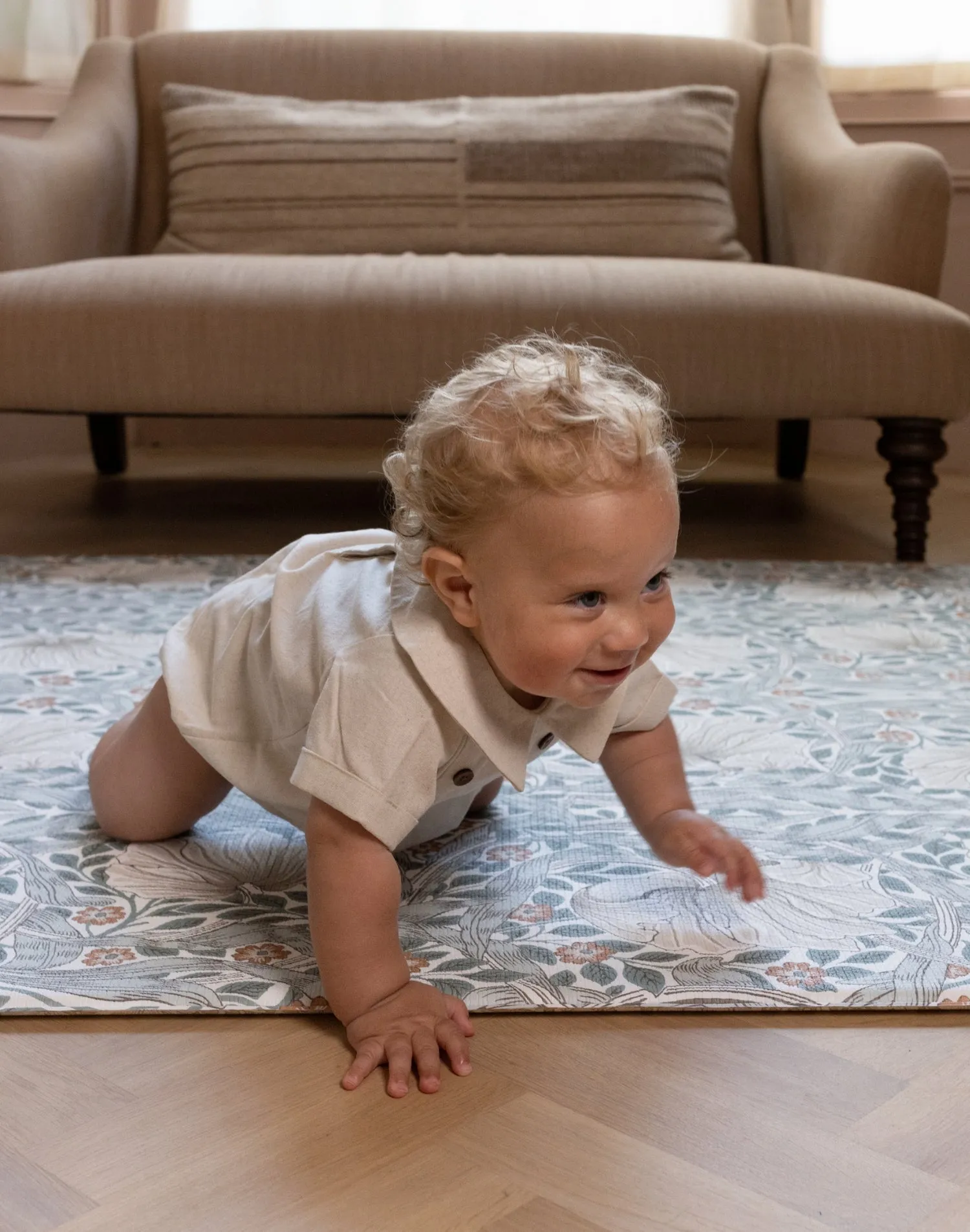 Morris & Co. The Pimpernel Playmat Mineral Blue