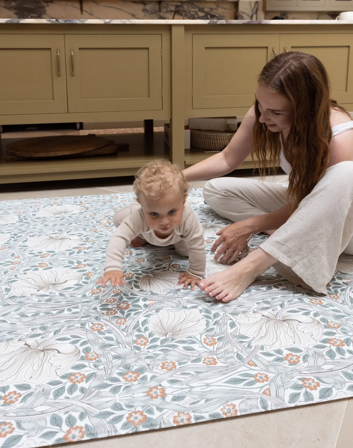 Morris & Co. The Pimpernel Playmat Mineral Blue