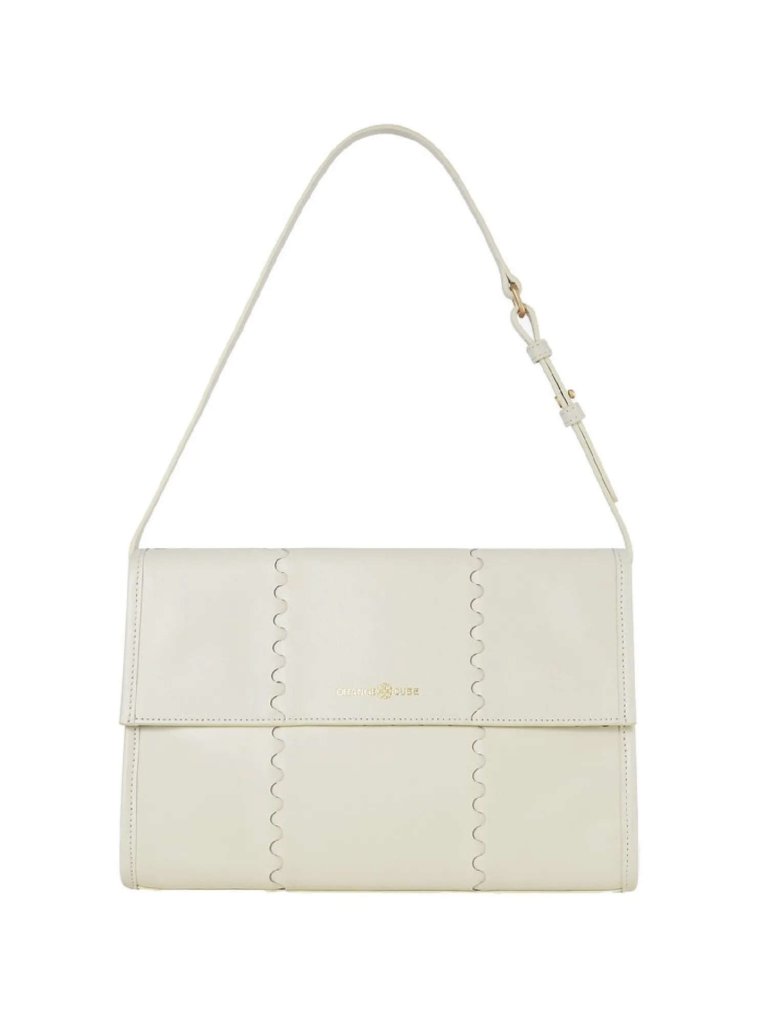 Mosaic Messenger Bag - White
