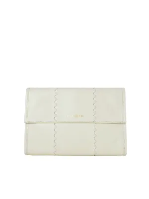 Mosaic Messenger Bag - White