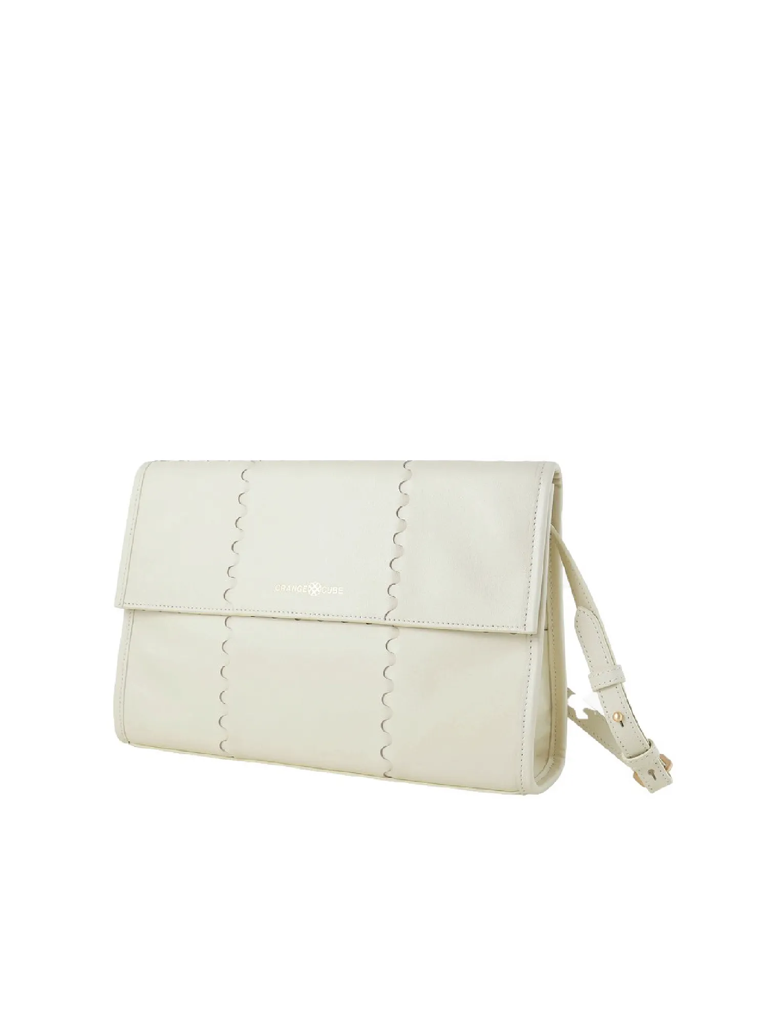 Mosaic Messenger Bag - White