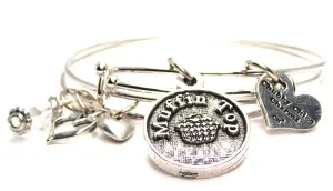 Muffin Top Expandable Bangle Bracelet Set