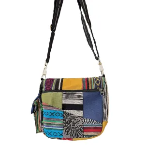 Multi Color Patch Bag