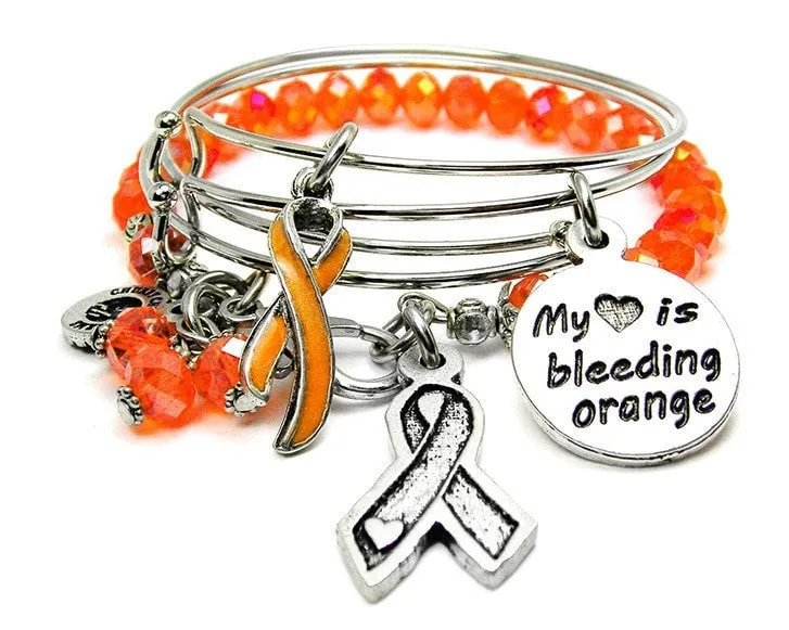 My Heart Is Bleeding Orange Catalog 3 Piece Collection