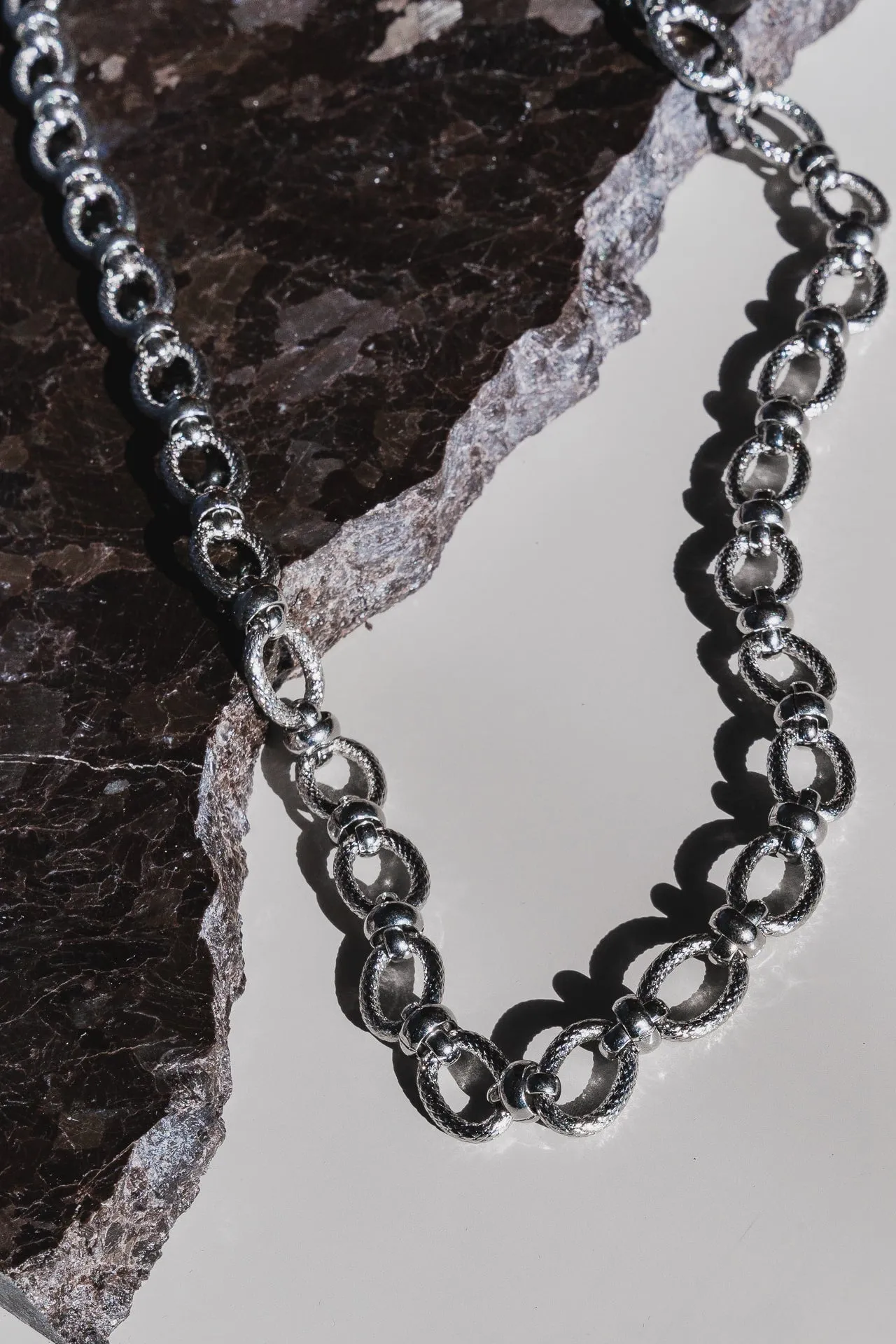 Nebula Silver Chain Belt
