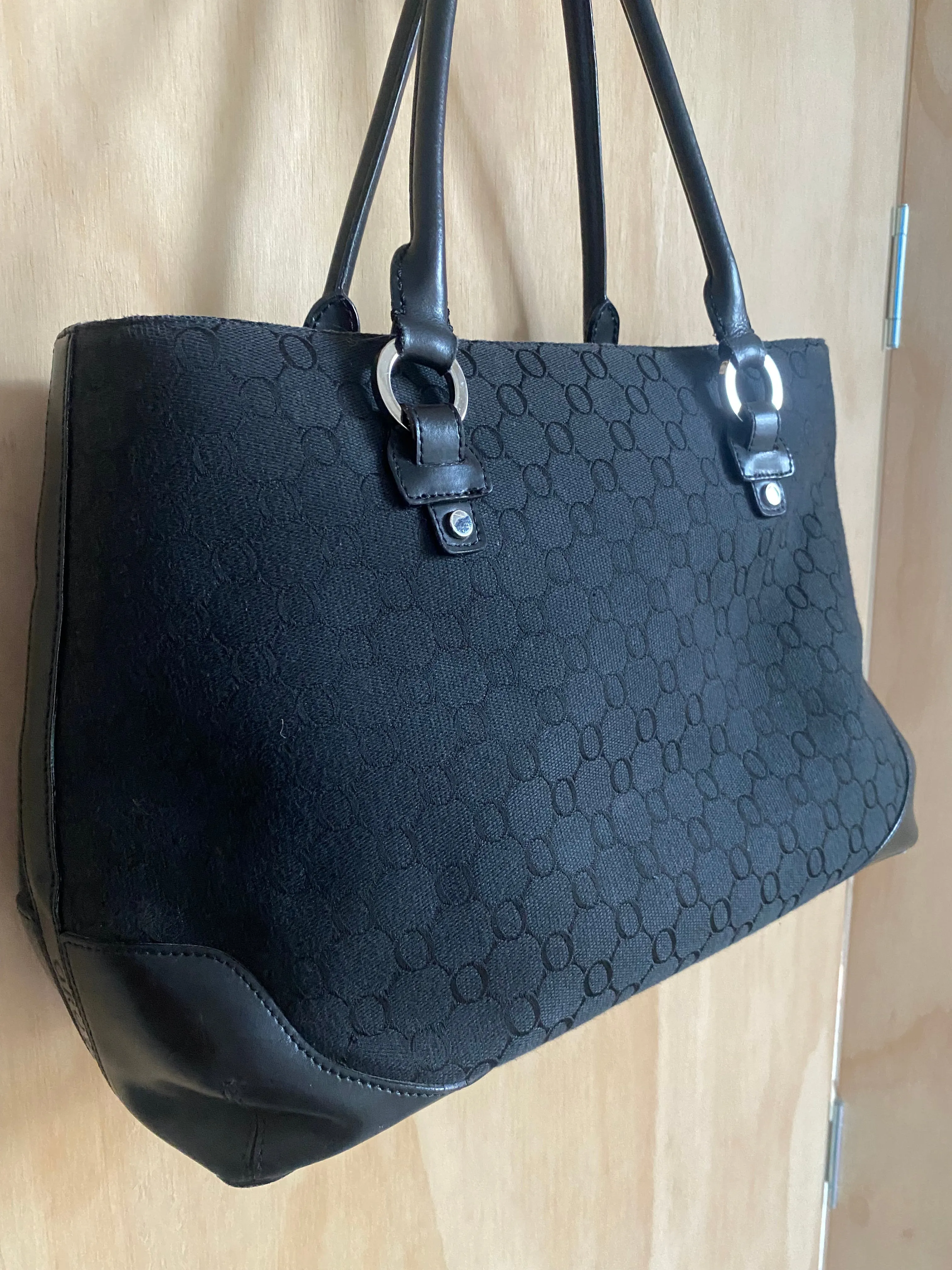 Oroton - Black Logo Tote - Large