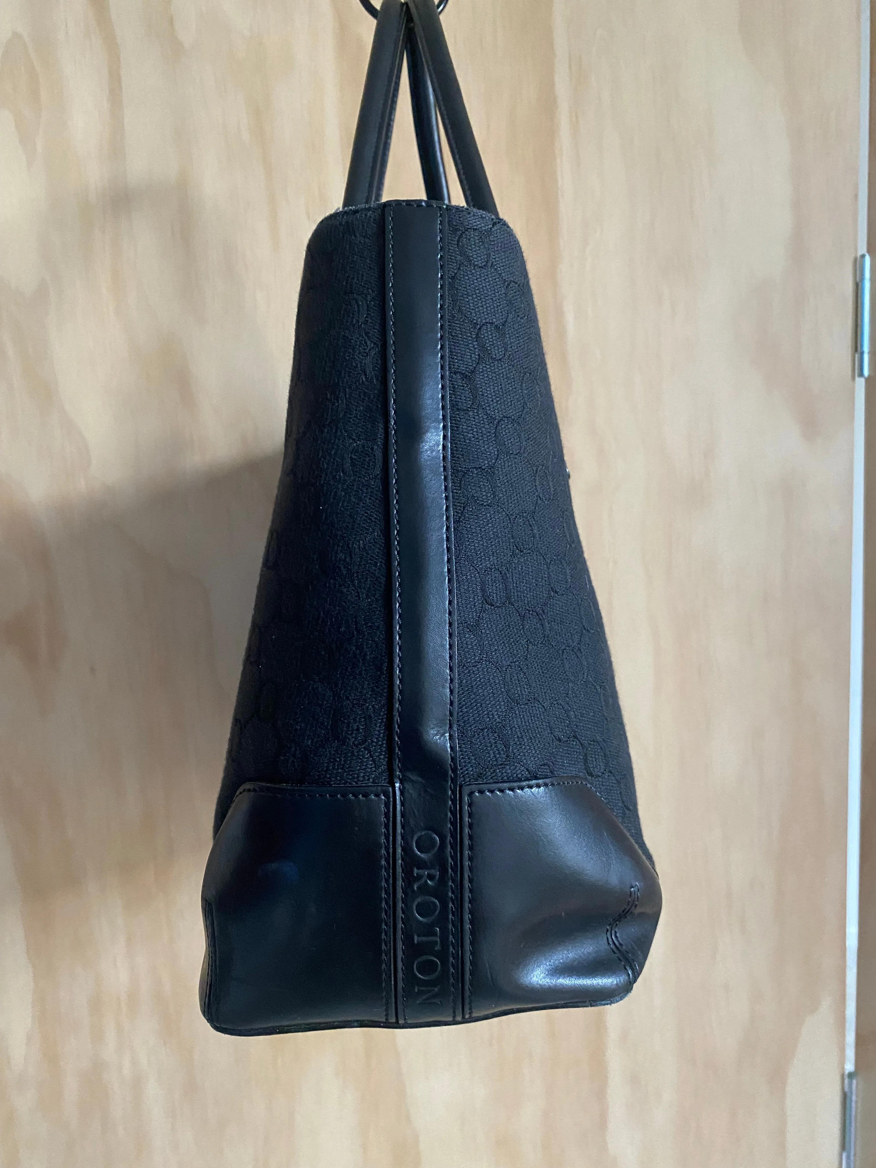 Oroton - Black Logo Tote - Large
