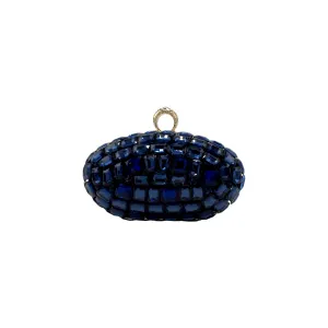 Oval Shaped Mini Stone Clutch