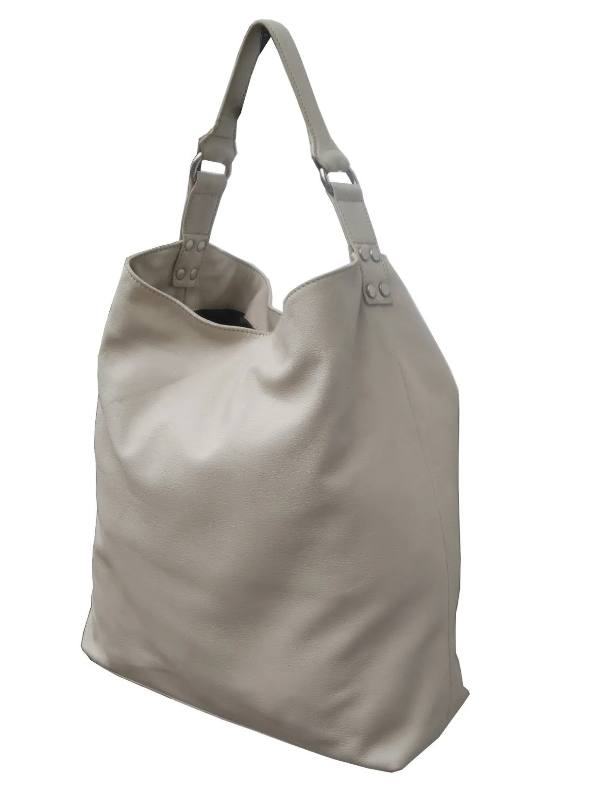 Pancho Hobo Bag Napa Leather Paprika Or Sand