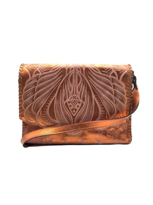 Patricia Nash Leather Tooled Crossbody Bag