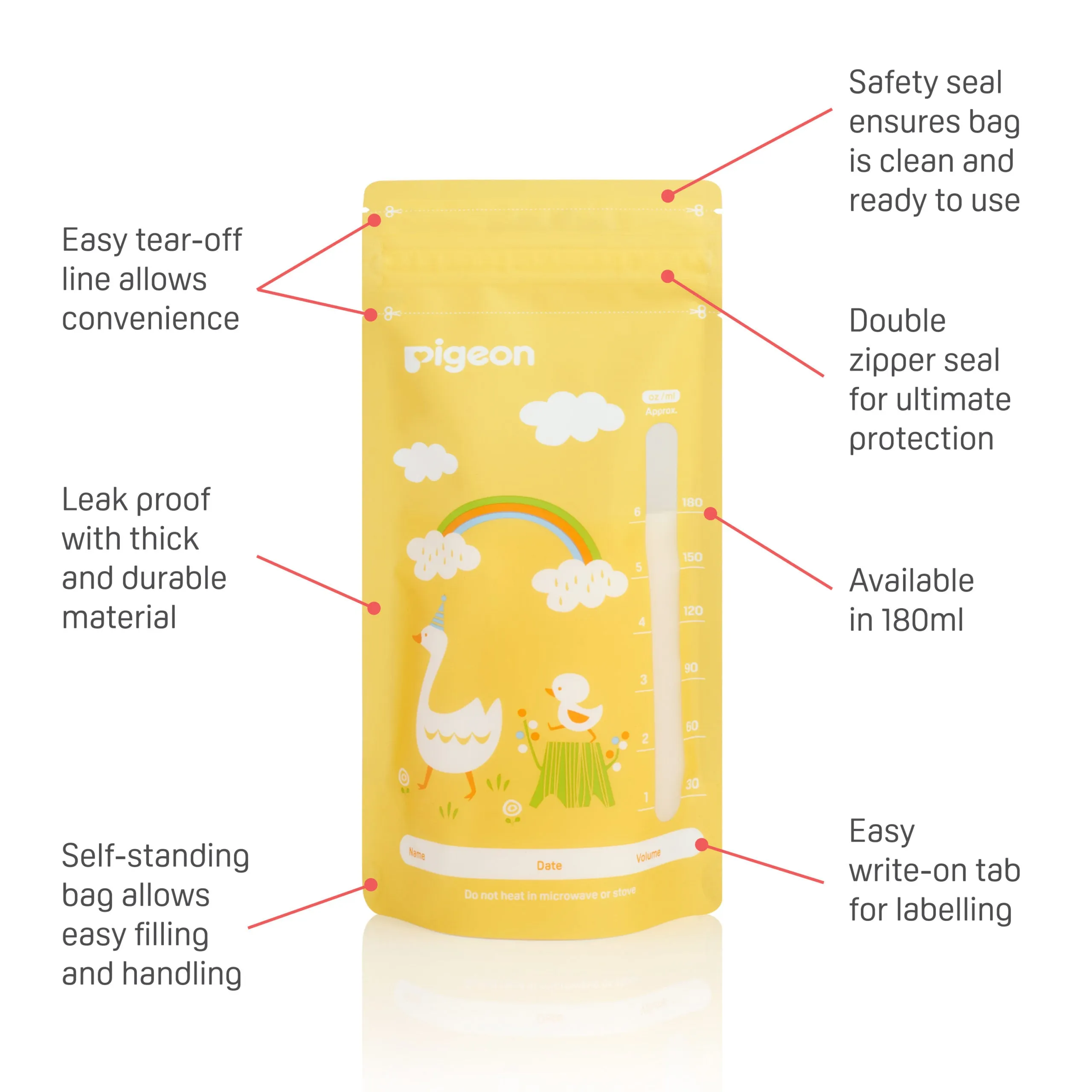 Pigeon Breastmilk Storage Bags (25pcs)