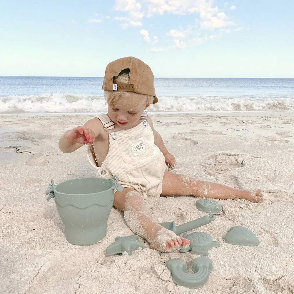 Playground by Living Textiles | Silicone 8pc Bucket & Spade Set