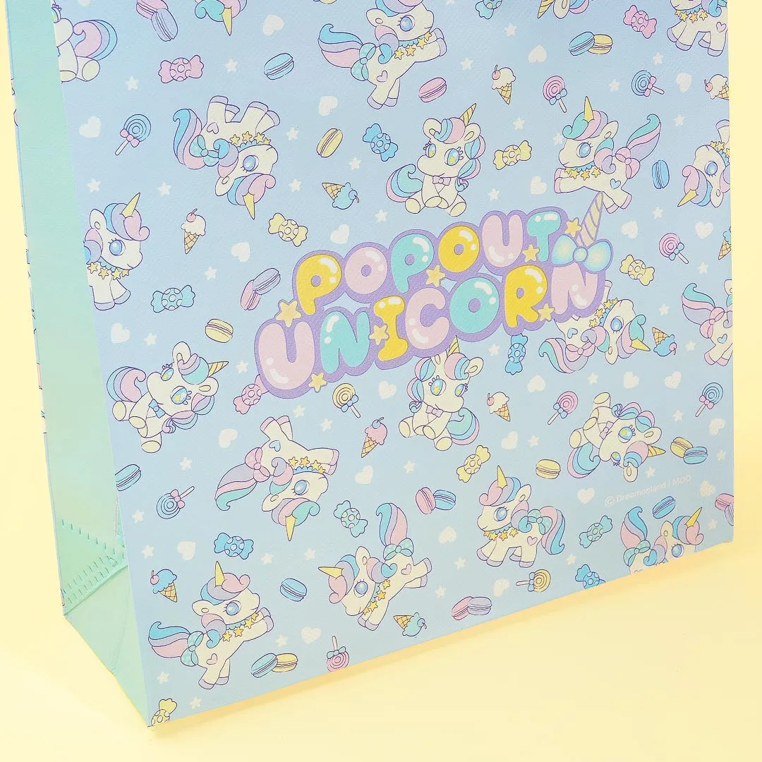 Popout Unicorn Shopping Tote Bag