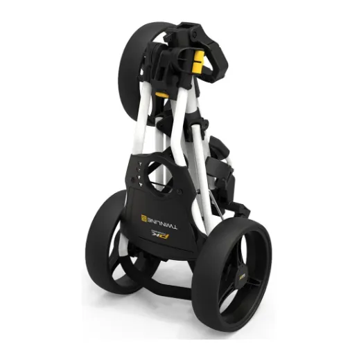 Powakaddy Golf Twinline 5 Cart 3 Wheel Pull / Push Golf Trolley