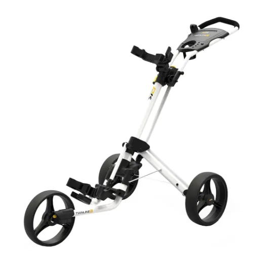 Powakaddy Golf Twinline 5 Cart 3 Wheel Pull / Push Golf Trolley