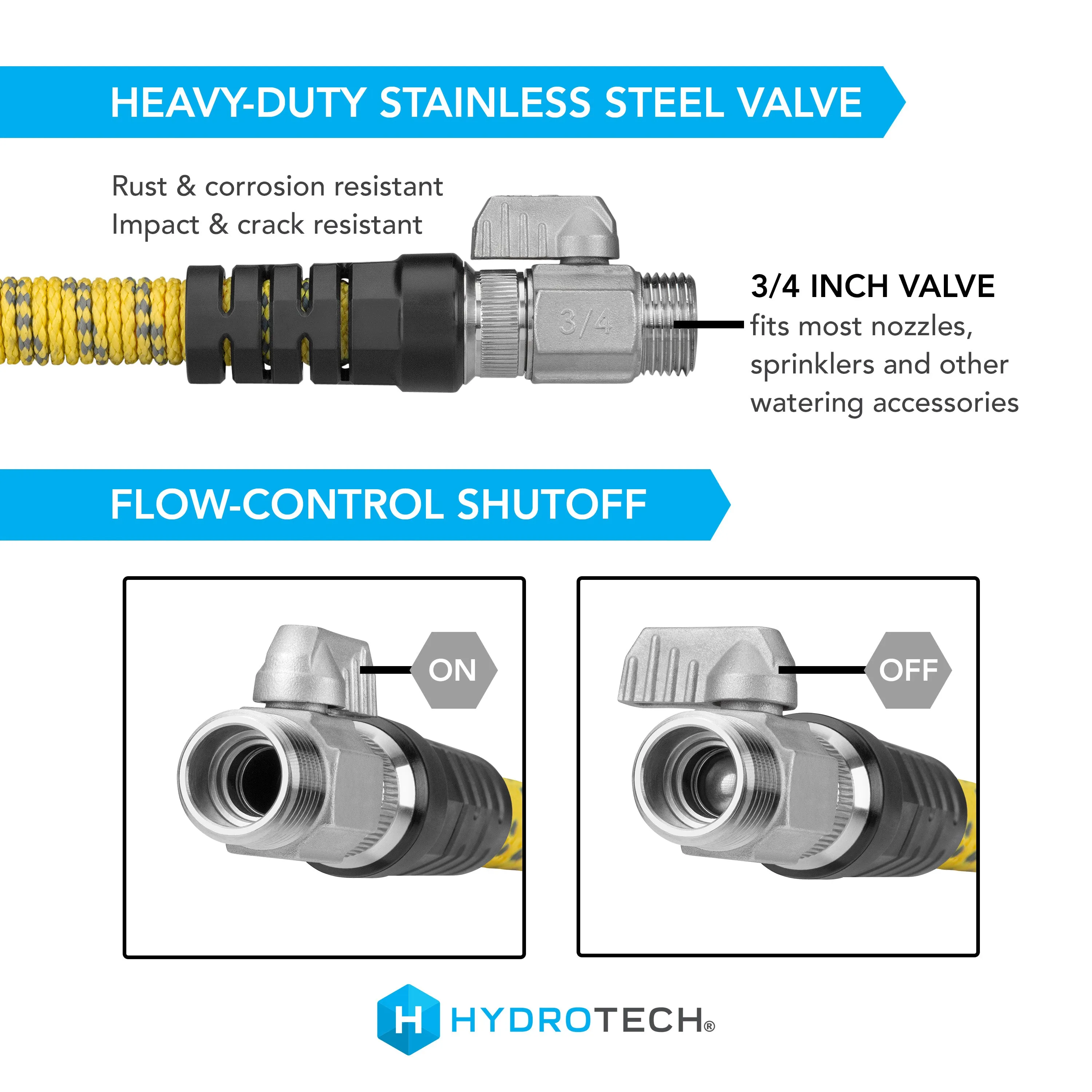Pro Series Expandable 3/4 in Diameter x 100 ft. Max-Flow Hose