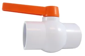PVC COMPACT BALL VALVE - 2 1/2" - Socket - Sanipro