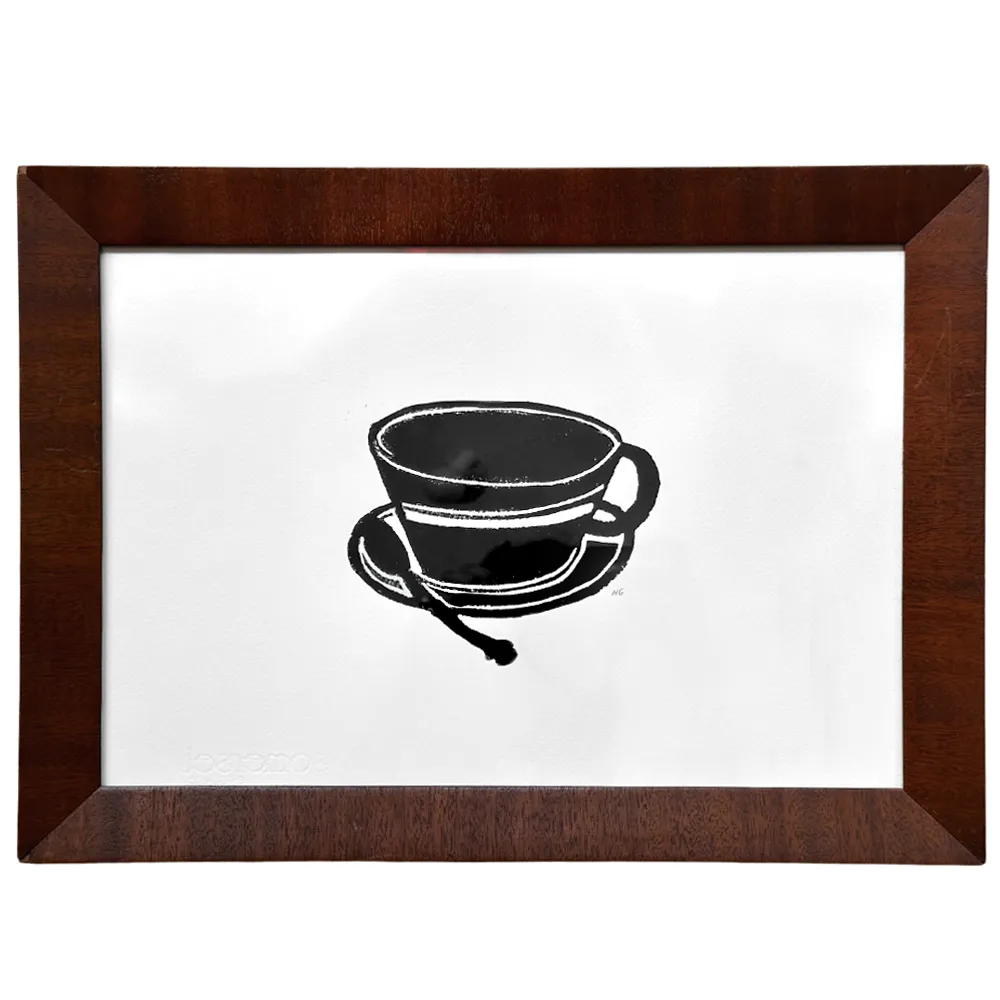"Coffee Cup" in an Antique Frame