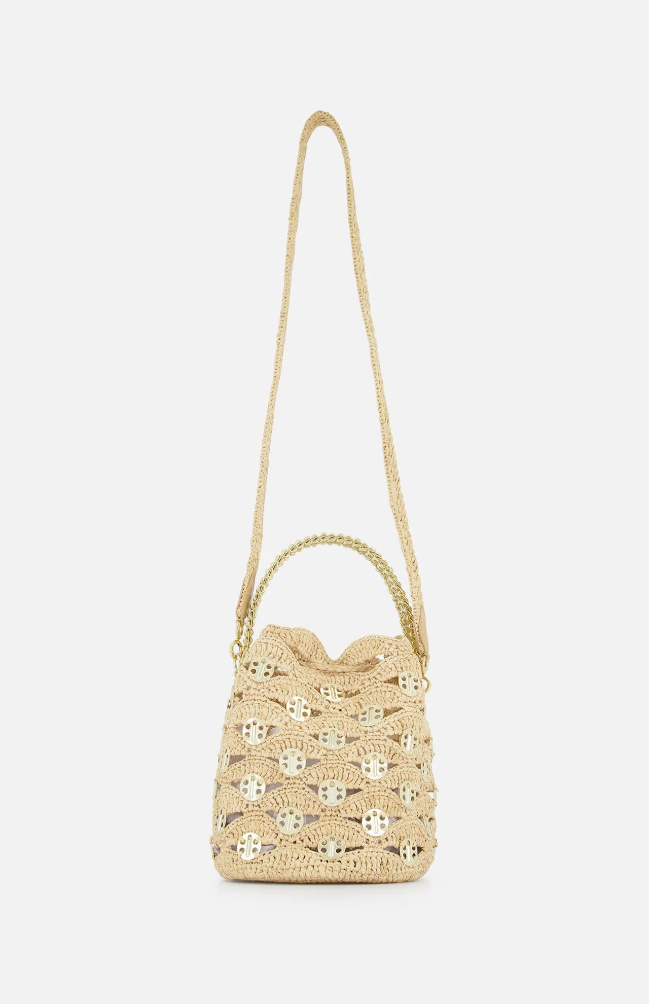 Raffia Bucket Bag