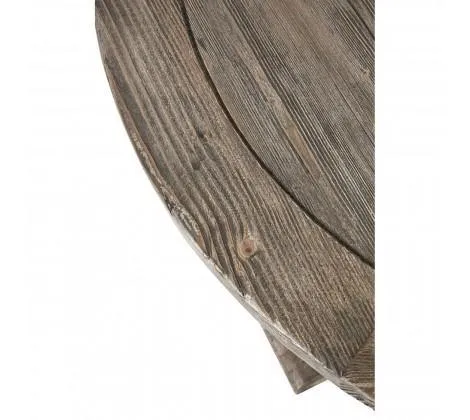Recycled Pine Wood Round Dining Table