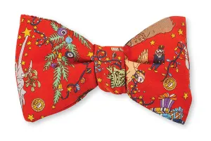 Red Liberty of London Christmas Bowtie