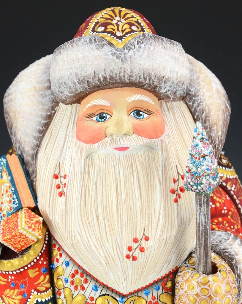 Regal Santa Claus Bearing Gifts - Russian Santa