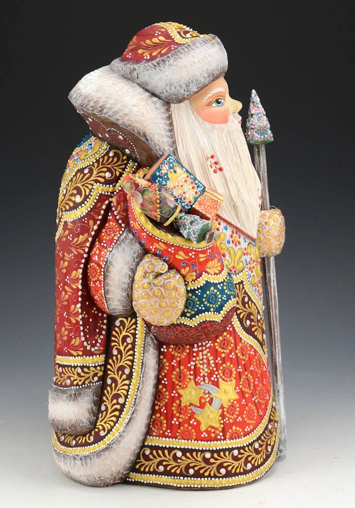 Regal Santa Claus Bearing Gifts - Russian Santa