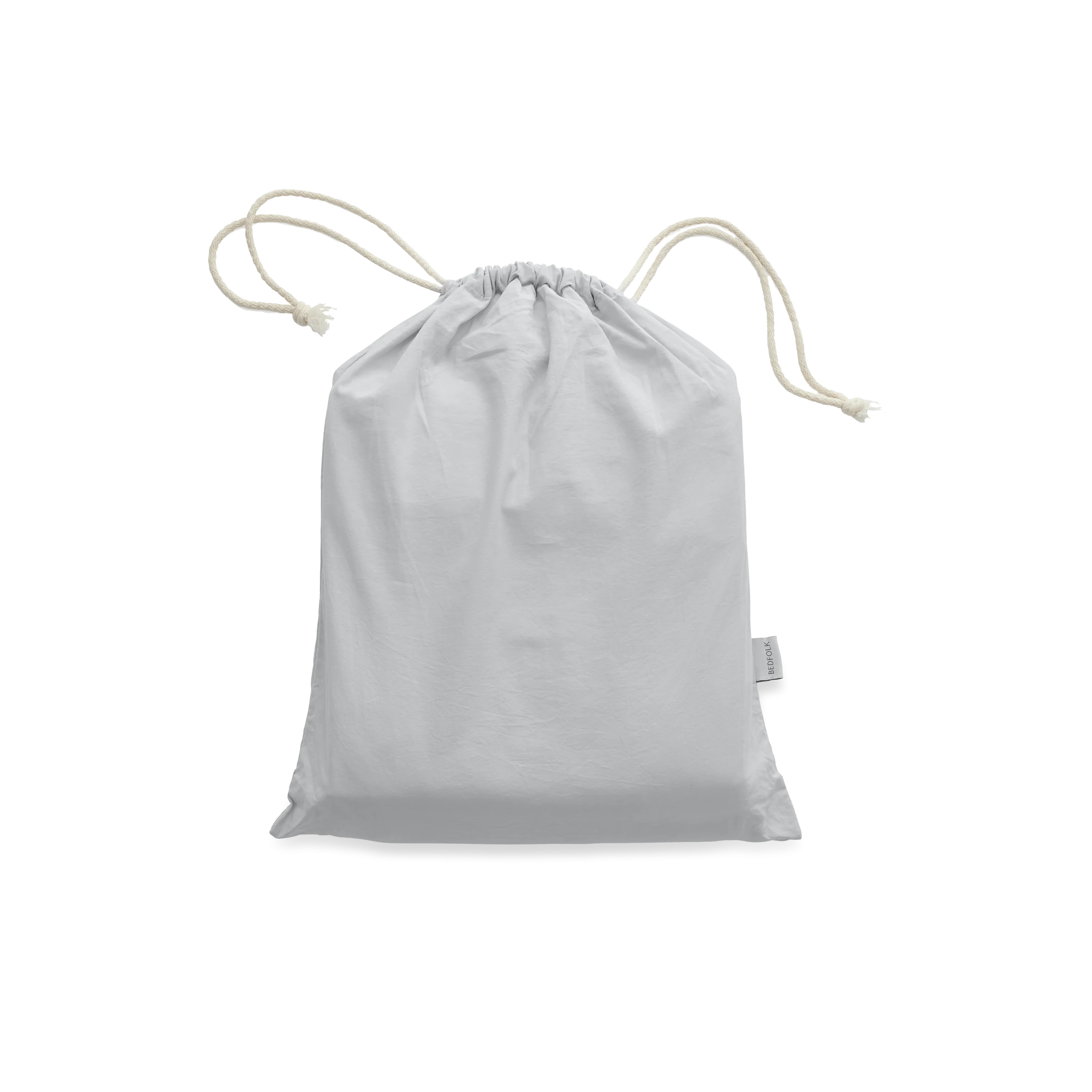 Relaxed Cotton Storage Bag - Dove