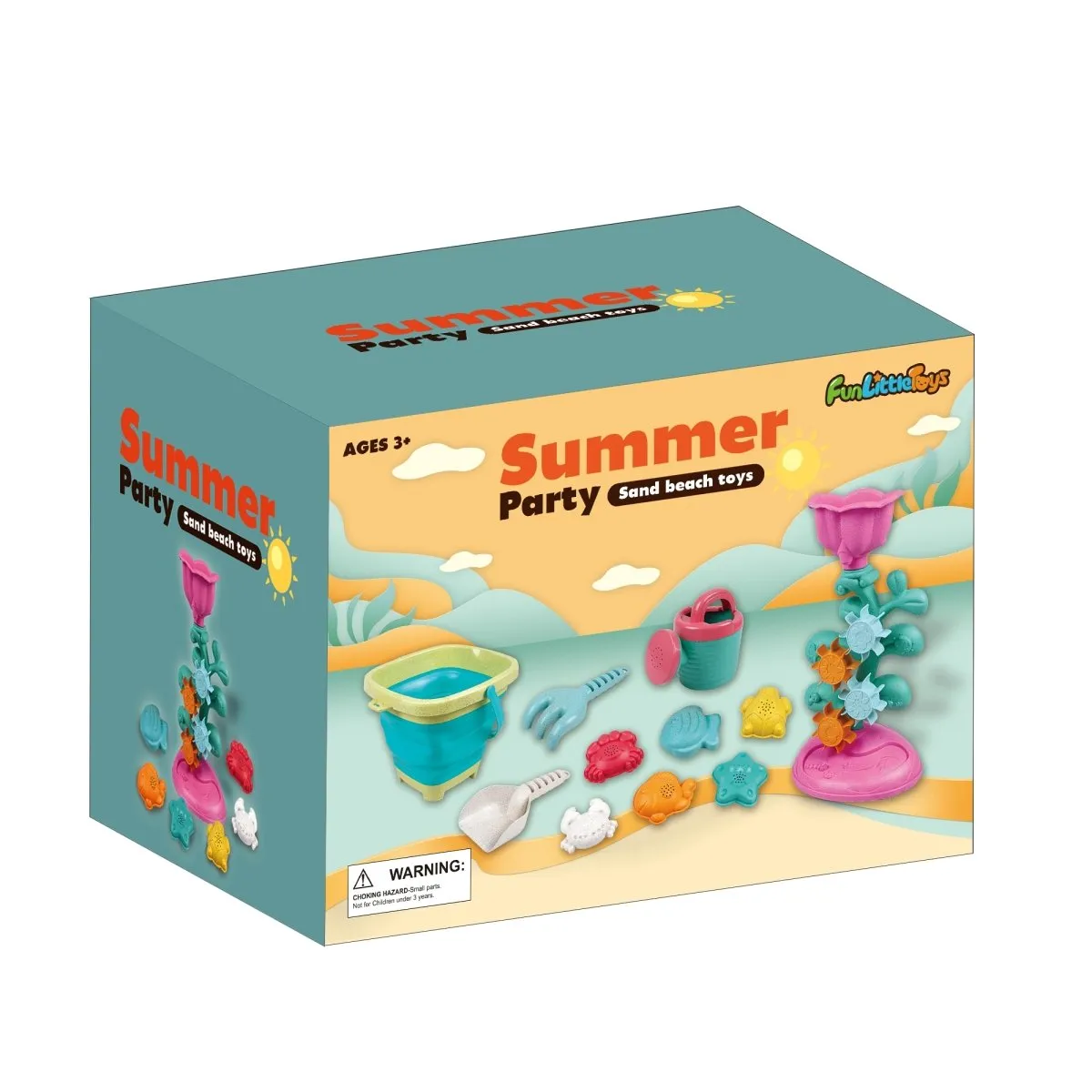 Sandbox Toys with Collapsible Bucket-Wholesale