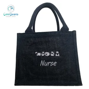 Sheep Jute Gift Bag - Personalised