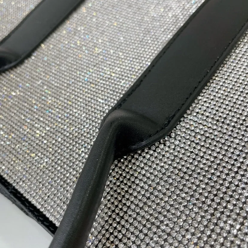 Shiny Diamond Large Capacity Tote Rhinestone Shoulder Messenger Bag